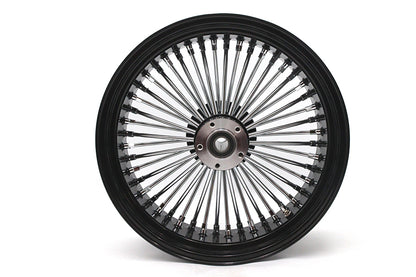 18 x 5.5" King Spoke Rear Wheel Black
