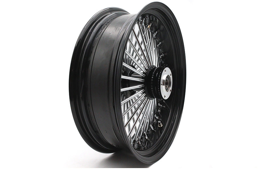 18 x 5.5" King Spoke Rear Wheel Black