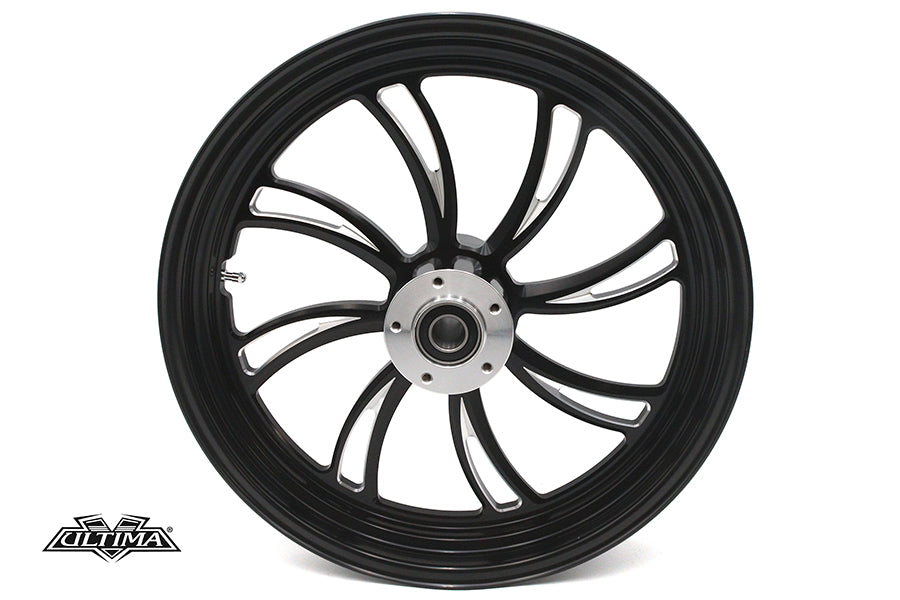 18 x 3.5" Vortex Front Wheel Black Cut