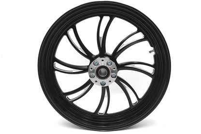 18 x 3.5" Vortex Front Wheel Black Cut