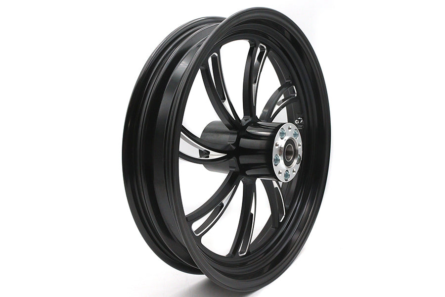 18 x 3.5" Vortex Front Wheel Black Cut