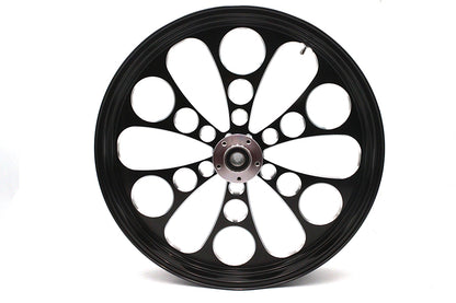 23 x 3.5" Kool Kat Front Wheel Black Cut