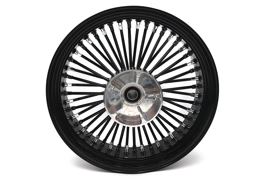 18 x 5.5" King Spoke Rear Wheel Black