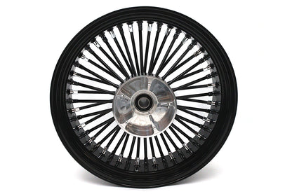 18 x 5.5" King Spoke Rear Wheel Black