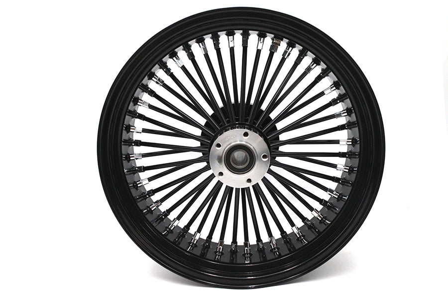 18 x 5.5" King Spoke Rear Wheel Black