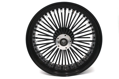 18 x 5.5" King Spoke Rear Wheel Black