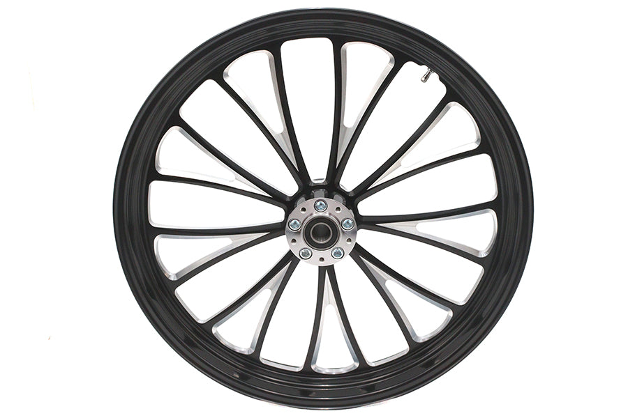 23 x 3.5" Manhattan Front Wheel Black Cut