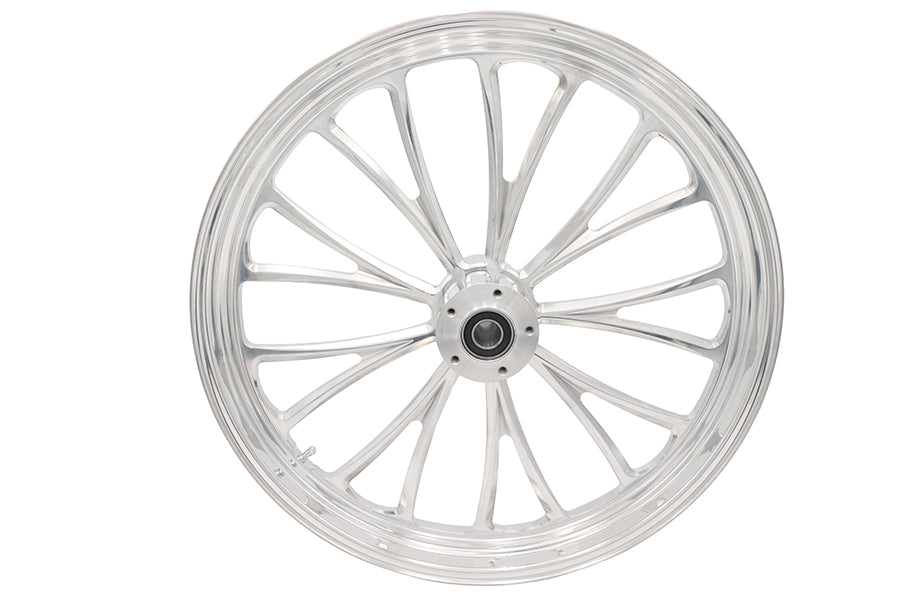 23 x 3.5" Manhattan Front Wheel Polished Aluminum