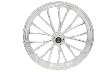23 x 3.5" Manhattan Front Wheel Polished Aluminum