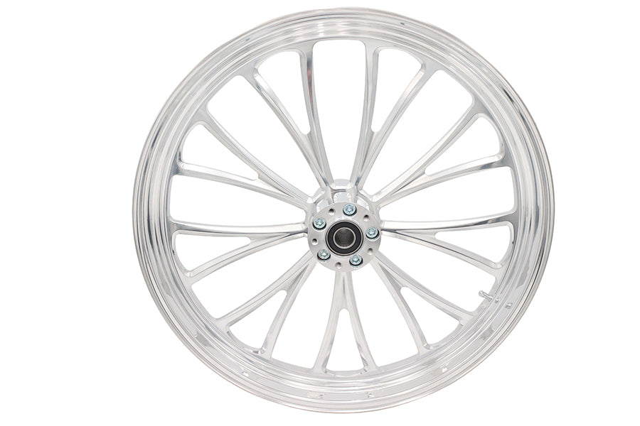 23 x 3.5" Manhattan Front Wheel Polished Aluminum
