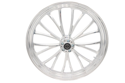 23 x 3.5" Manhattan Front Wheel Polished Aluminum