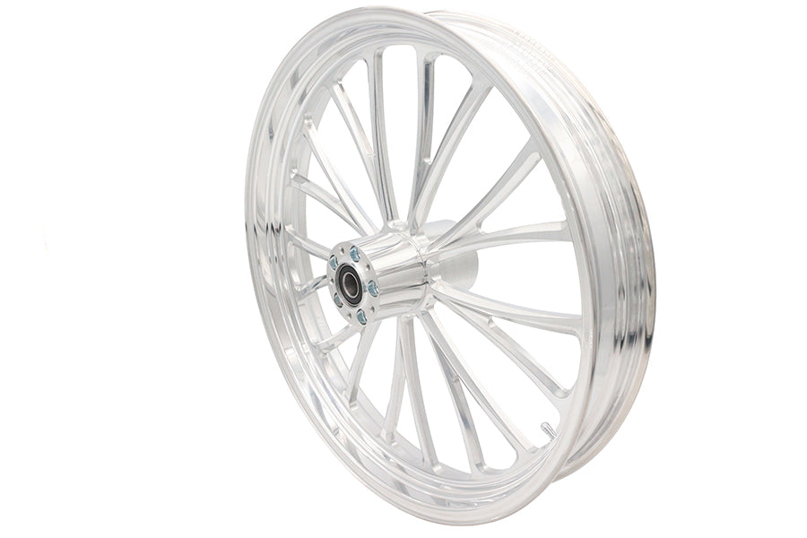 23 x 3.5" Manhattan Front Wheel Polished Aluminum