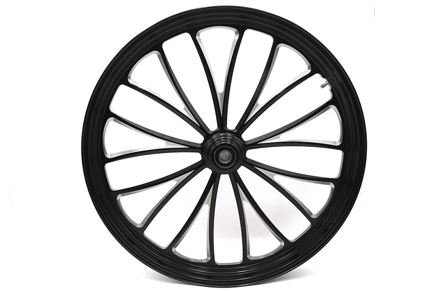 26 x 3.5" Manhattan Front Wheel Black Cut