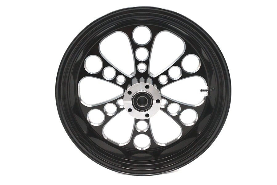 18 x 5.5" Kool Kat Rear Wheel Black Cut