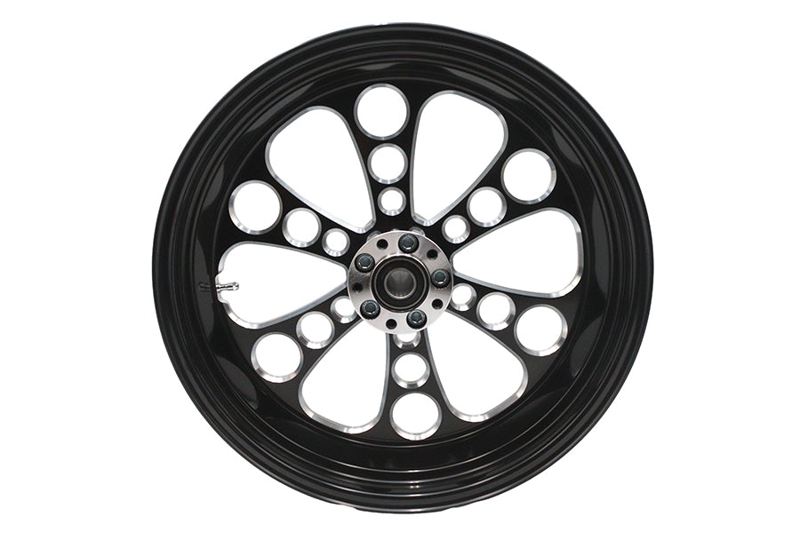 18 x 5.5" Kool Kat Rear Wheel Black Cut