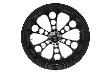 18 x 5.5" Kool Kat Rear Wheel Black Cut