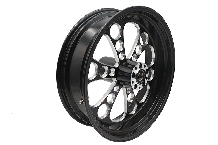 18 x 5.5" Kool Kat Rear Wheel Black Cut