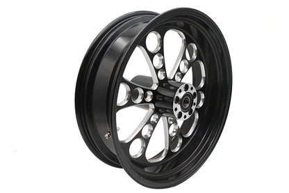 18 x 5.5" Kool Kat Rear Wheel Black Cut
