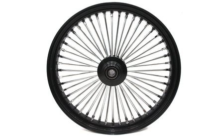 23 x 3.5" King Spoke Front Wheel Black/Chrome