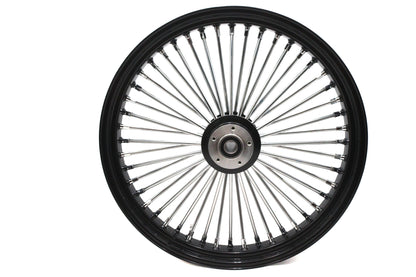 23 x 3.5" King Spoke Front Wheel Black/Chrome