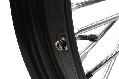 23 x 3.5" King Spoke Front Wheel Black/Chrome