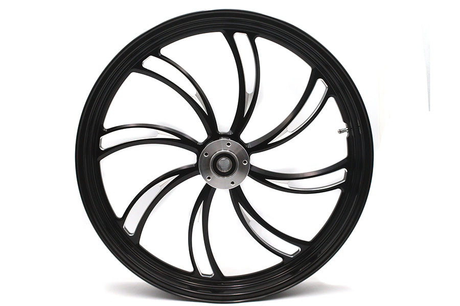 23 x 3.5" Vortex Front Wheel Black Cut