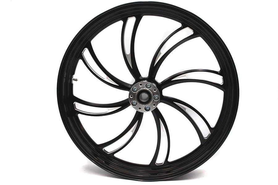 23 x 3.5" Vortex Front Wheel Black Cut