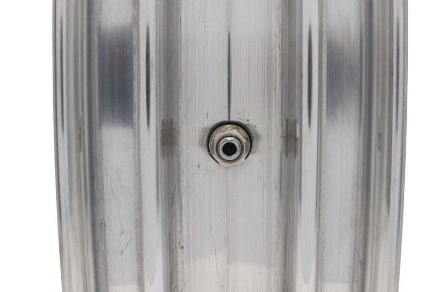 23 x 3.5" Vortex Front Wheel Polished Aluminum