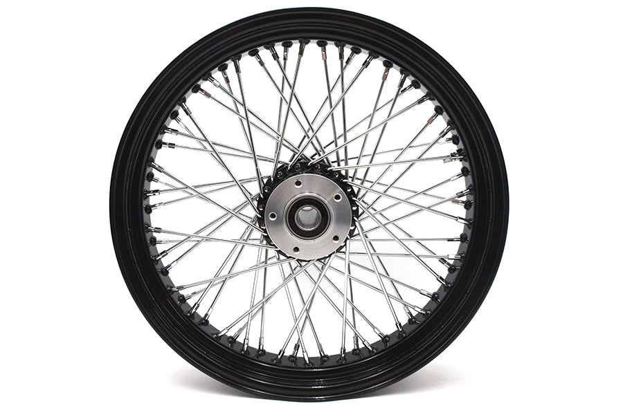 18 x 3.5" Ultima 60 Spoke Front Wheel Black
