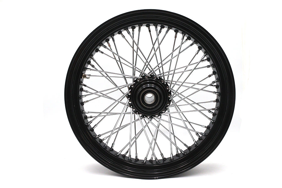 18 x 3.5" Ultima 60 Spoke Front Wheel Black