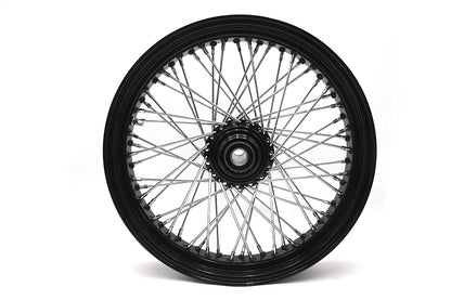 18 x 3.5" Ultima 60 Spoke Front Wheel Black