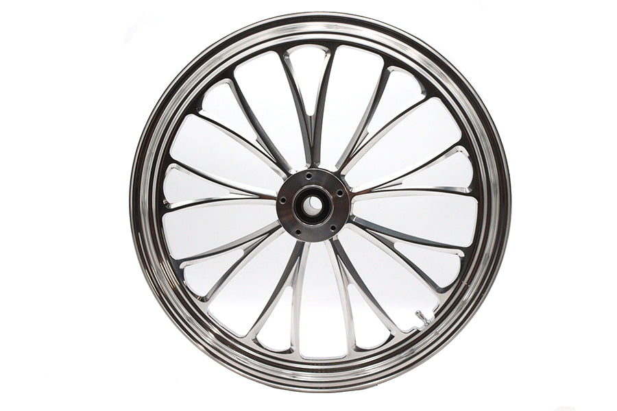21 x 2.15" Manhattan Front Wheel Polished Aluminum