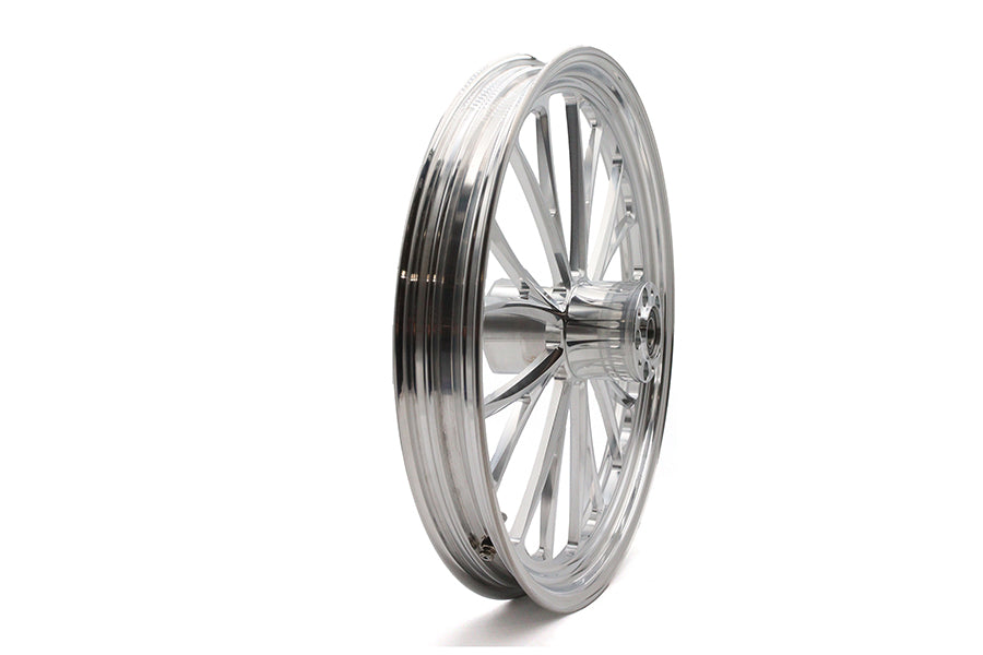21 x 2.15" Manhattan Front Wheel Polished Aluminum