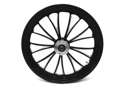 21 x 3.5" Manhattan Front Wheel Black Cut