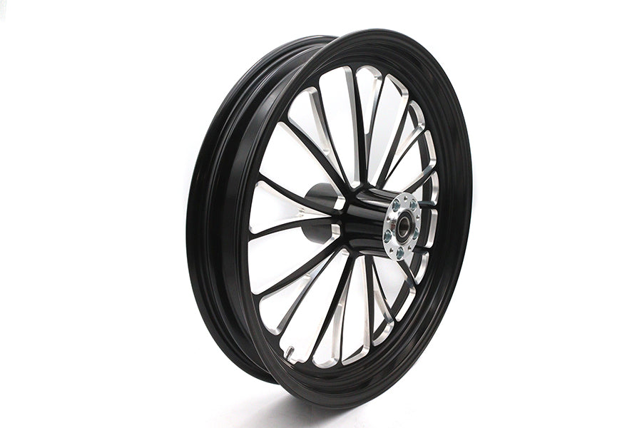 21 x 3.5" Manhattan Front Wheel Black Cut