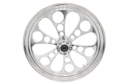 21 x 3.5" Kool Kat Front Wheel Polished Aluminum