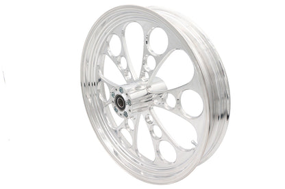 21 x 3.5" Kool Kat Front Wheel Polished Aluminum