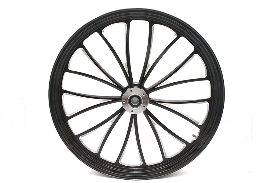 26 x 3.5" Manhattan Front Wheel Black Cut
