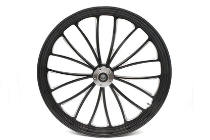 26 x 3.5" Manhattan Front Wheel Black Cut