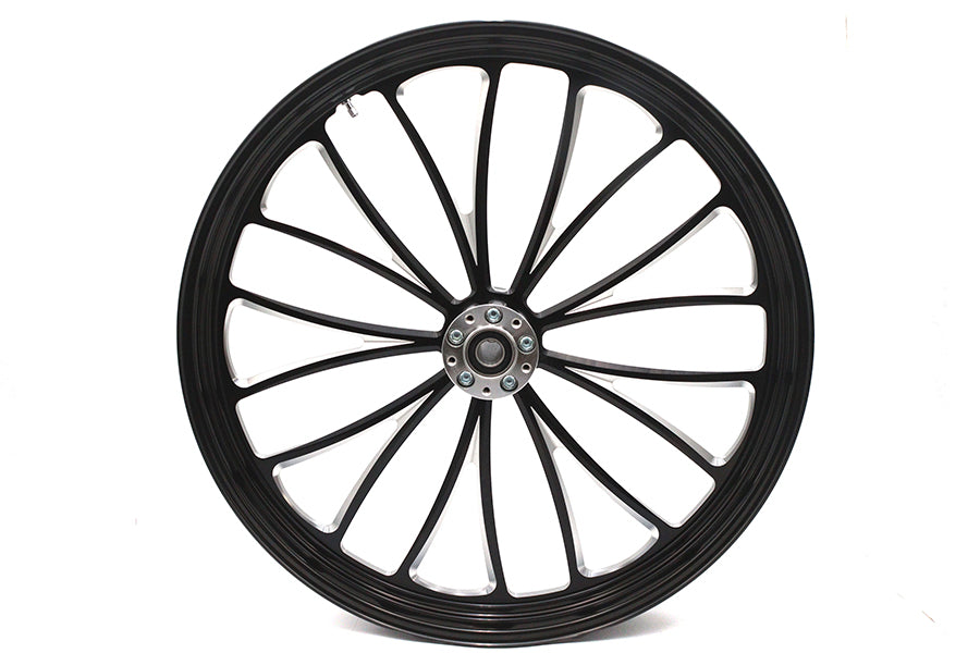 26 x 3.5" Manhattan Front Wheel Black Cut