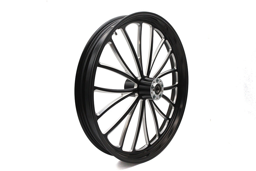 26 x 3.5" Manhattan Front Wheel Black Cut