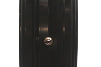 26 x 3.5" Manhattan Front Wheel Black Cut