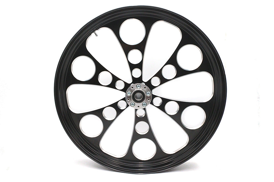 26 x 3.5" Kool Kat Front Wheel Black Cut
