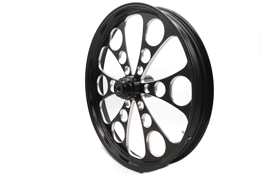 26 x 3.5" Kool Kat Front Wheel Black Cut
