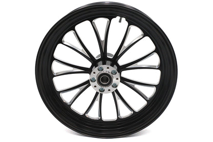18 x 3.5" Manhattan Front Wheel Black Cut