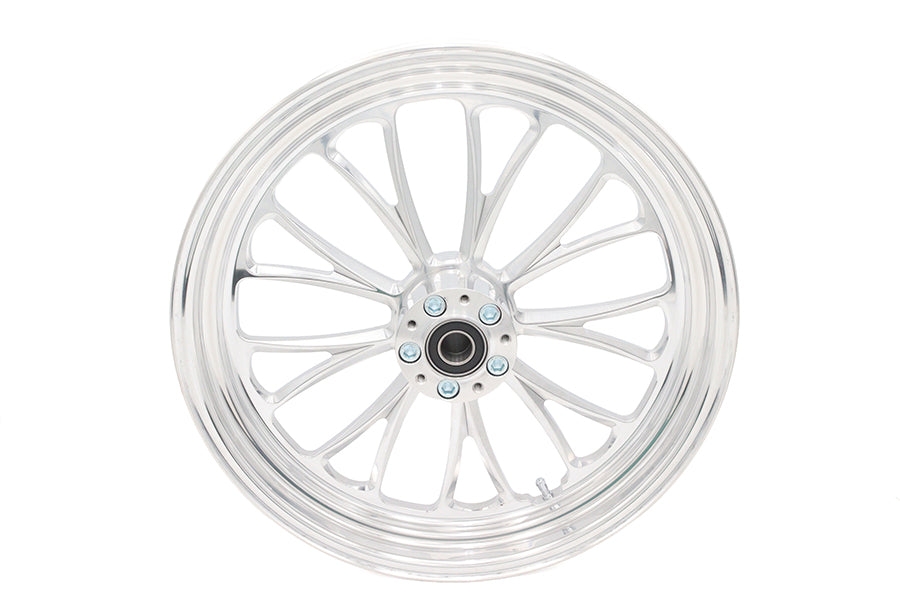 18 x 3.5" Manhattan Front Wheel Polished Aluminum