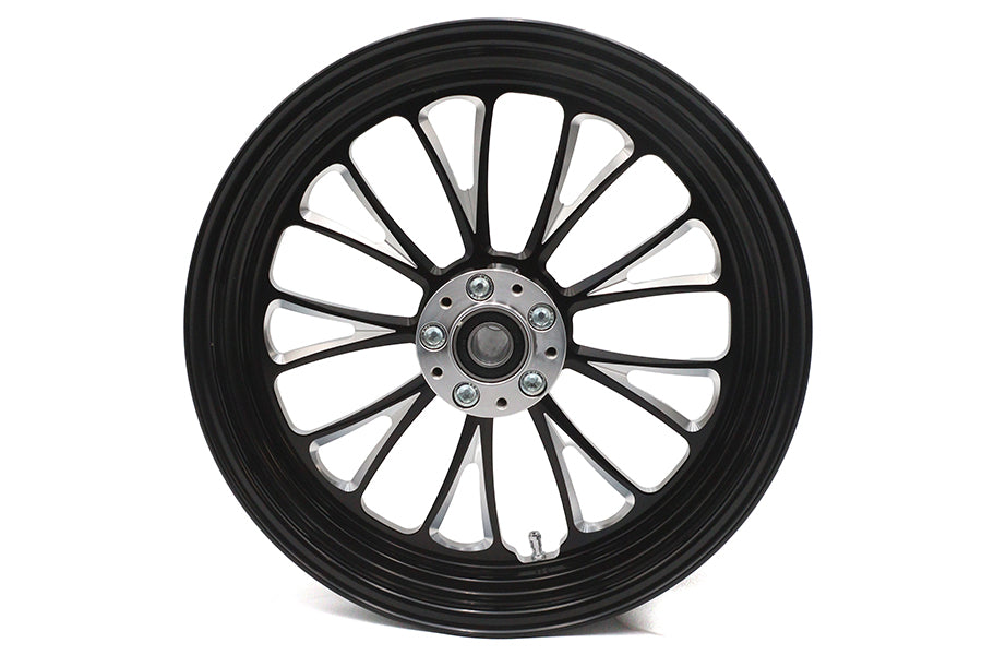 16 x 3.5" Manhattan Front Wheel Black Cut