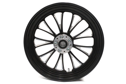 16 x 3.5" Manhattan Front Wheel Black Cut