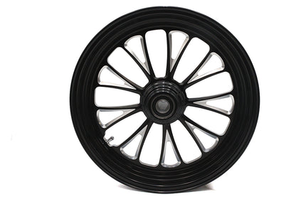 16 x 3.5" Manhattan Front Wheel Black Cut