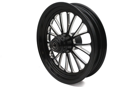 16 x 3.5" Manhattan Front Wheel Black Cut